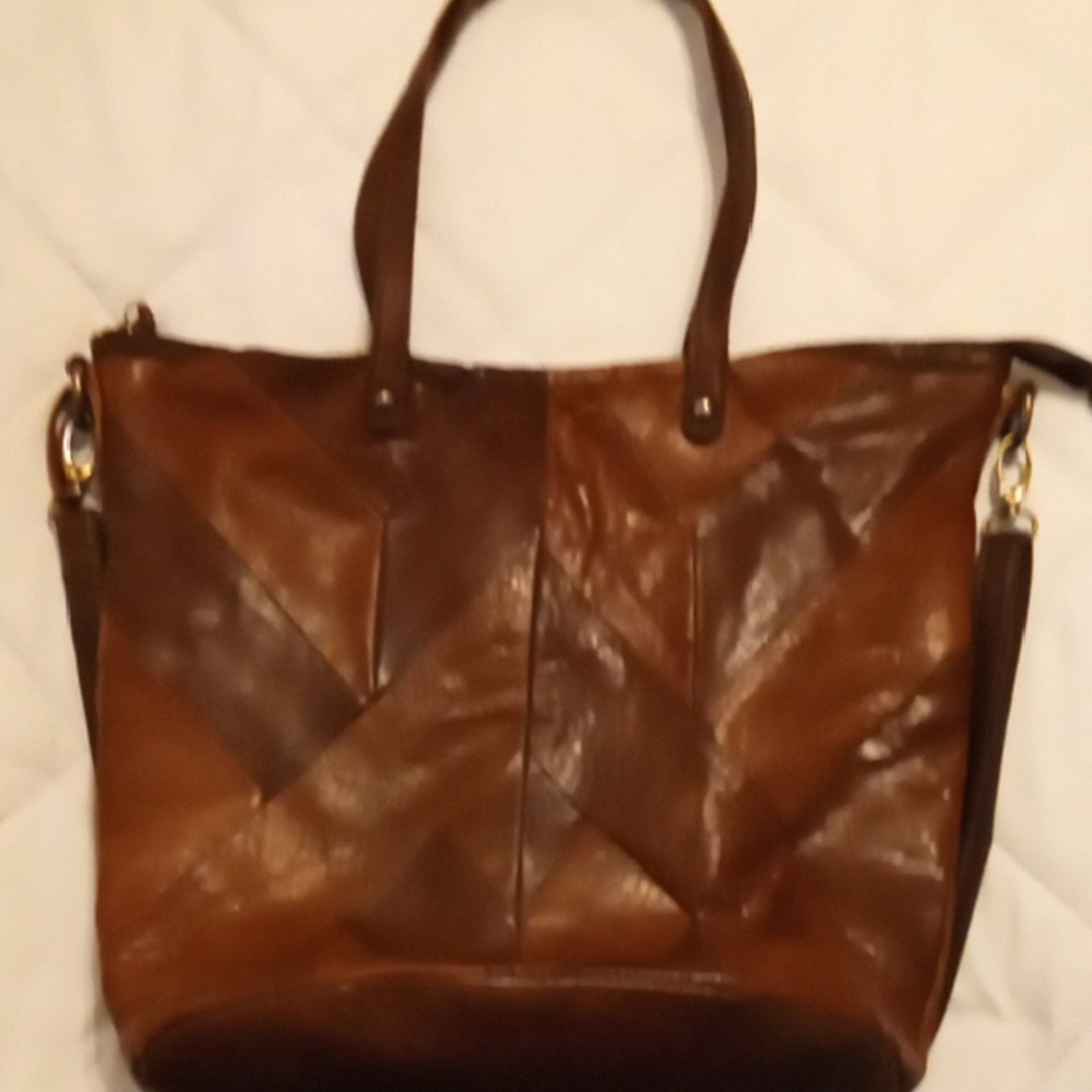 Lucky Brand Brown Leather Shoulder Bag